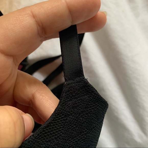 PINK Victoria’s Secret Black Leopard Print Lace Full Coverage Bra - Picture 10 of 11